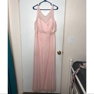 David’s Bridal plus size Bridesmaid dress